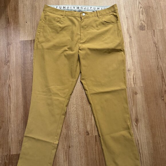 Puma Mens Khakis Pants Trousers Like New 36/32 - Picture 1 of 3